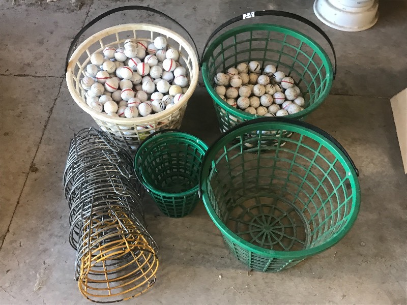 lot 32 image: Range Balls & Buckets