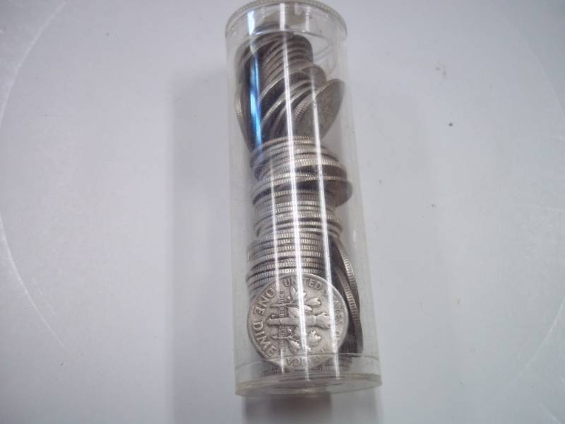 Tube of 1950s Dimes