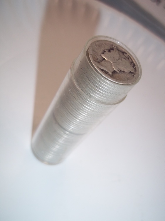 Tube of 1923-1924 Dimes