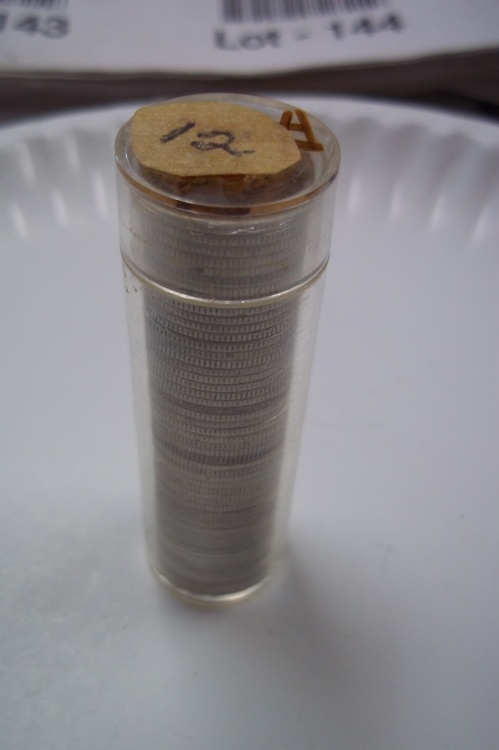 Tube of 1937-1938 Dimes