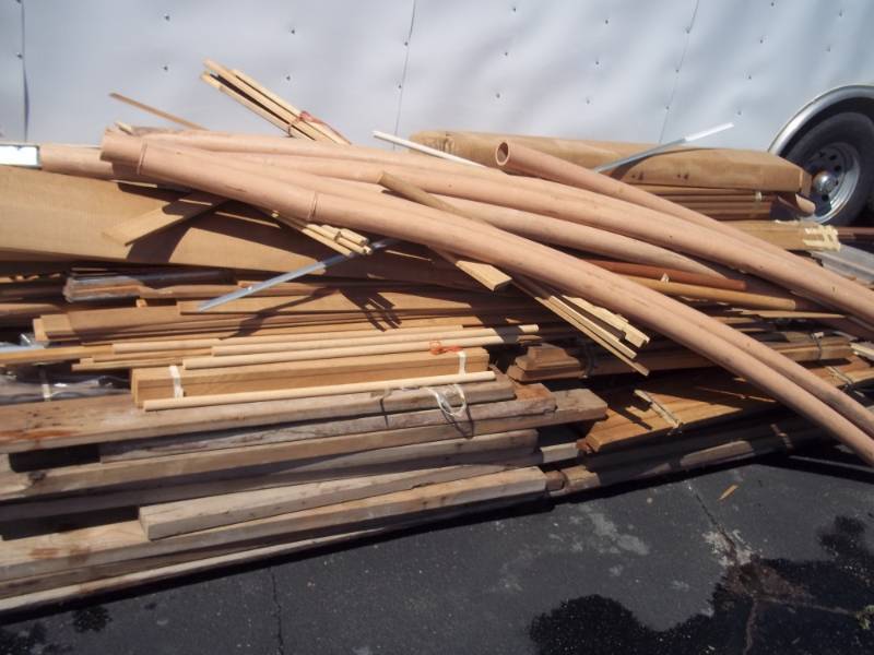 Wood Pieces, PVC Pipe, Window Trim, Wood Trim Pieces