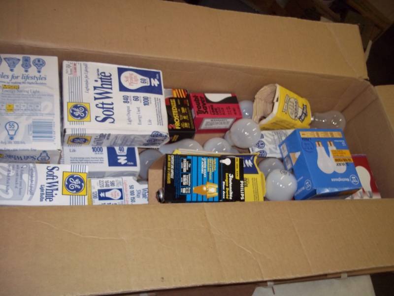 Box of Light bulbs