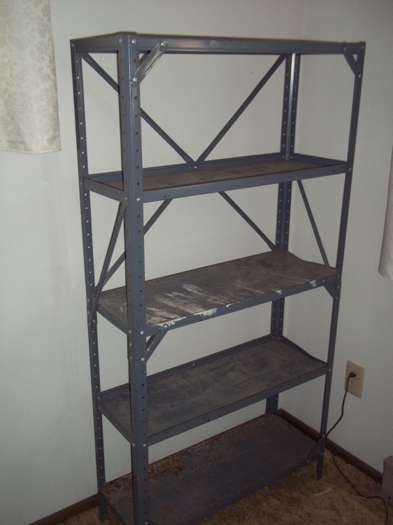5 Shelf Metal Shelf  30 W x 59 H x 11 D