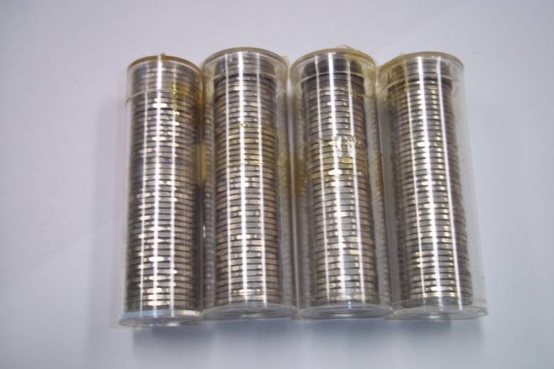 4 Tubes of Canadian Nickles