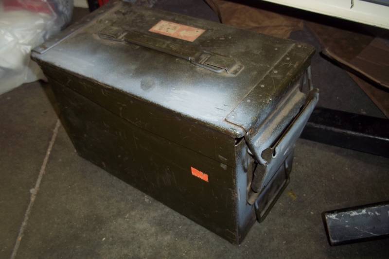 Ammo Can with Vintage Drill Bits