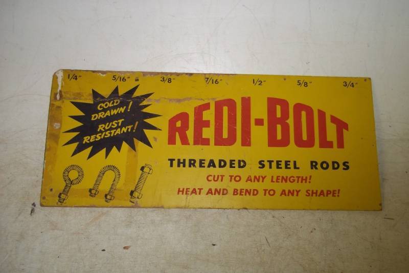 Vintage Redi-Bolt Sign