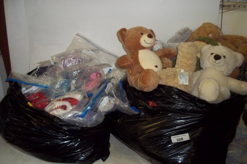 Build a Bear with large assortment of Acessories and other animals