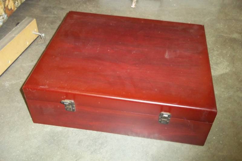 Wood Coin Collector Box