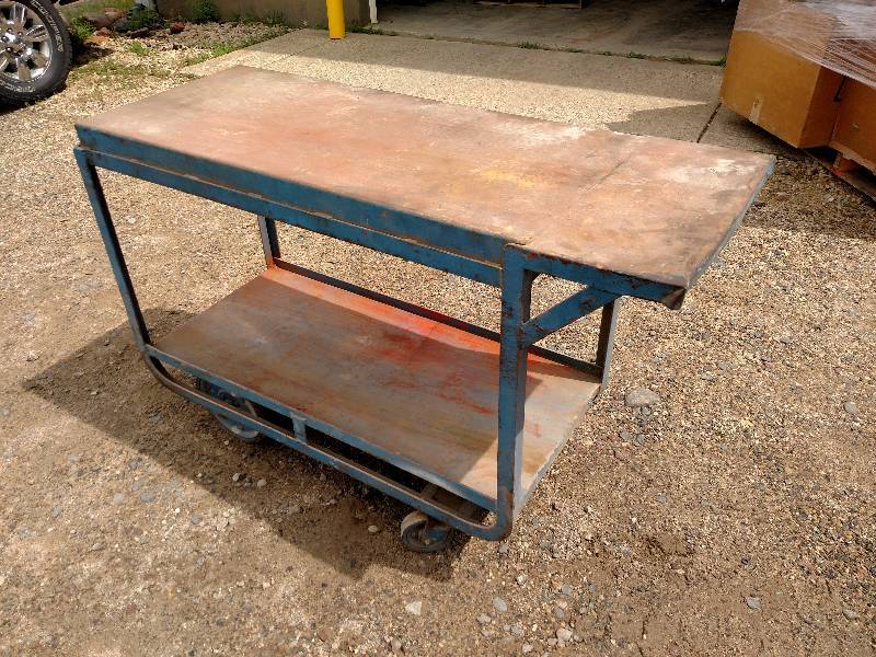 lot 51 image: Steel Cart, 56 x21...