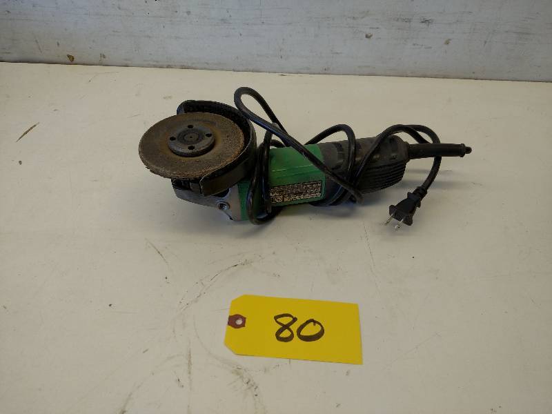 lot 80 image: Hitachi 4 12 Angle Grinder...