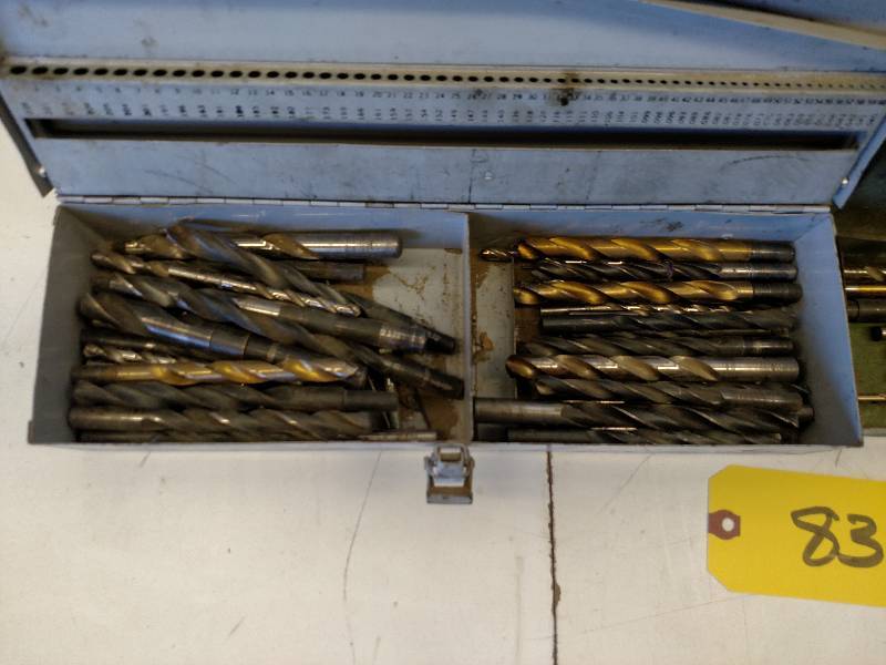 lot 83 image: Asstd Drill Bits in (2) Boxes...