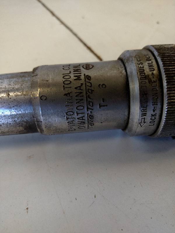 lot 100 image: OTC Tele-Torque T-6 34 Clicker Ty...