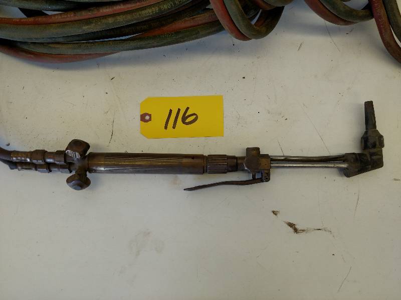 lot 116 image: OxyAcetylene Torch With Gauges & H...