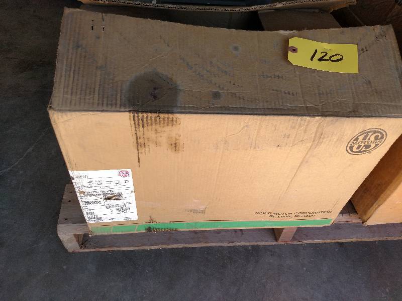 lot 120 image: US Motors 5 hp. Electric Motor, 208...