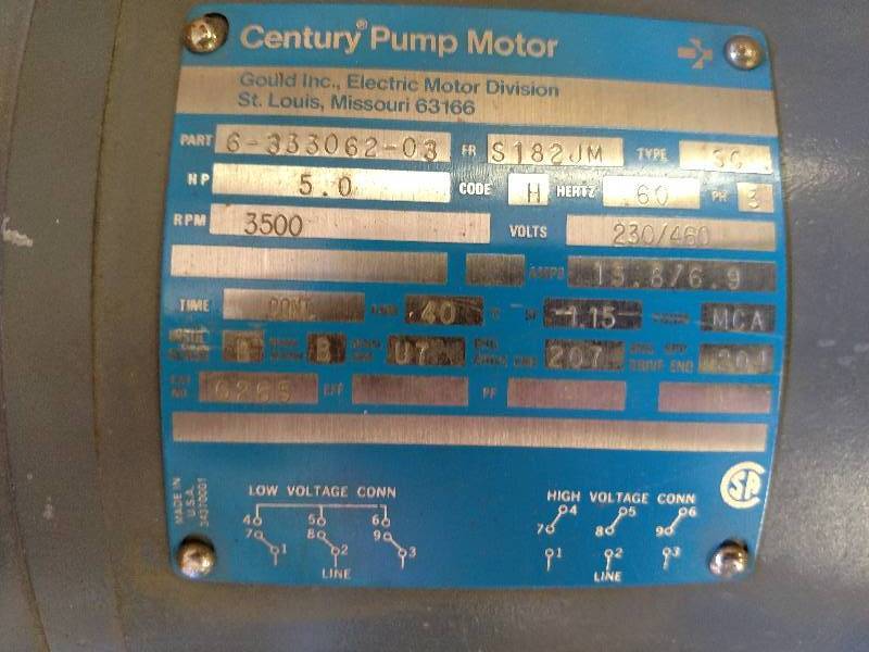 lot 121 image: Scot FE218 5 hp. Water Pump, 23046...