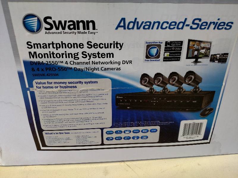 lot 162 image: Swann Smartphone Security Monitorin...