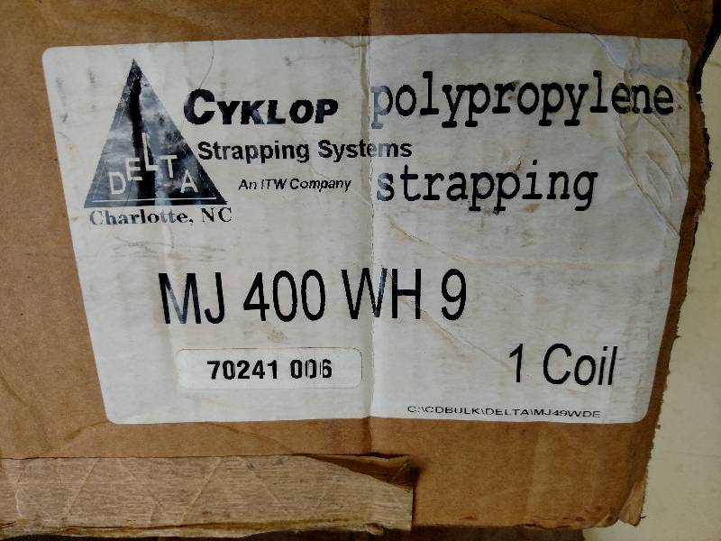 lot 166 image: Cyclops Poly Strapping...