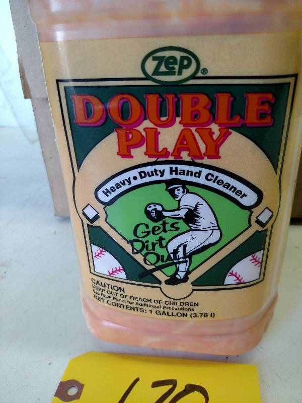 lot 170 image: (3) 1 Gallon Bottles Zep Double Pla...