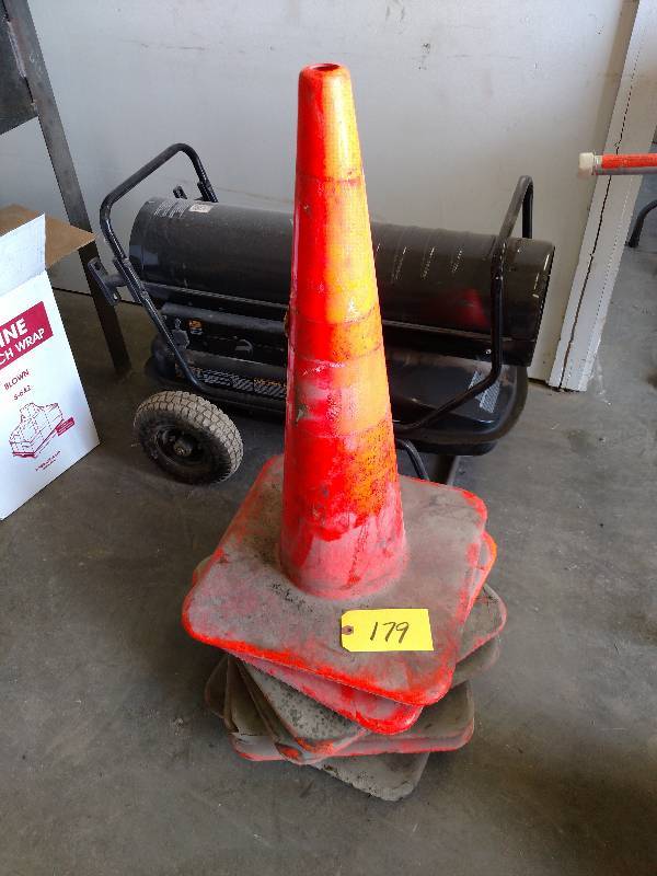 lot 179 image: (7) Safety Cones...