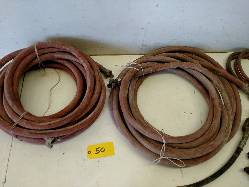lot 50 image: Asstd Air Hoses & Adapters...