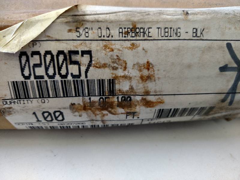 lot 201 image: 58 OD Air Brake Tubing & Blue 58...