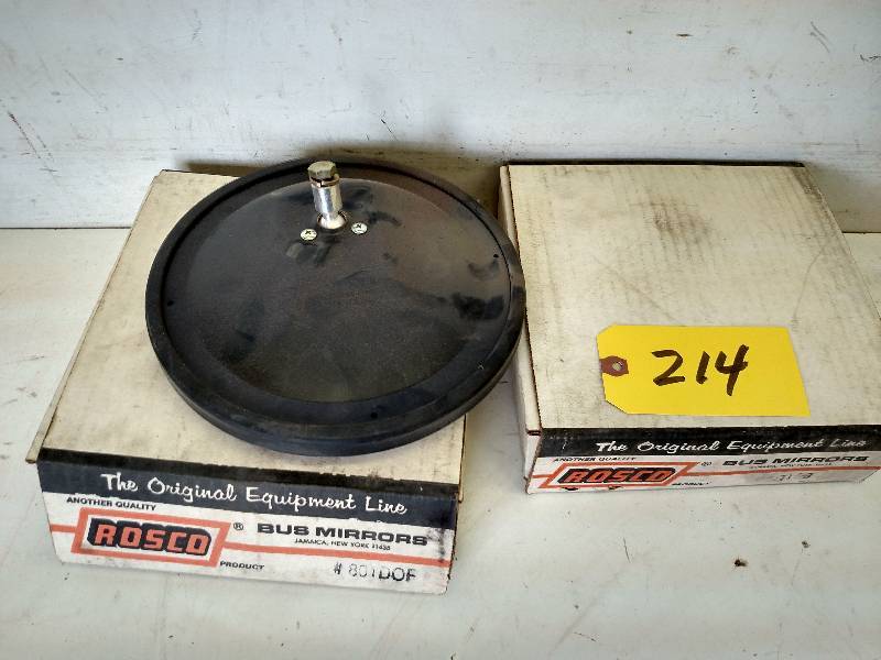 lot 214 image: (2) Rosco 9 Bus Mirrors...