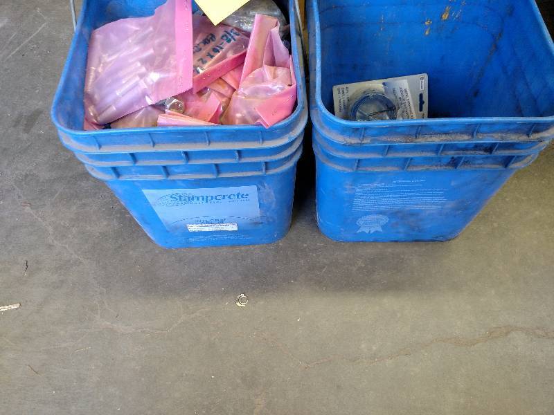 lot 233 image: Asstd Hardware in (2) Pails...