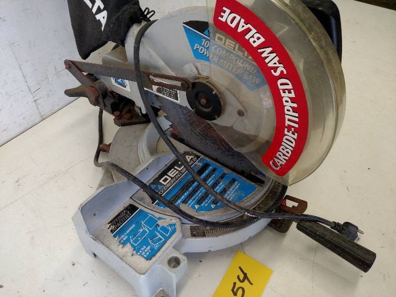 lot 254 image: Delta 10 Compound Miter Saw