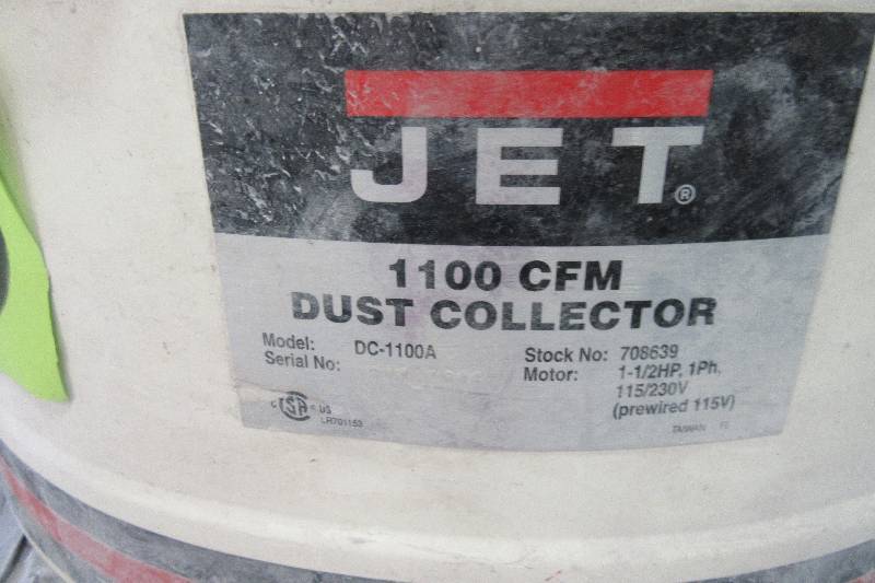 JET, 11CFM, Dust Collector