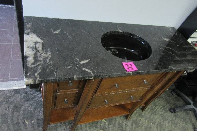 Nice Wood Vanity with sink..