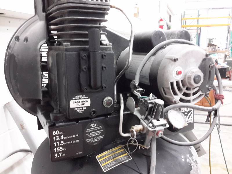 HUSKY 60 Gallon, 155 PSI, 3.7 H.P. Air Compressor..