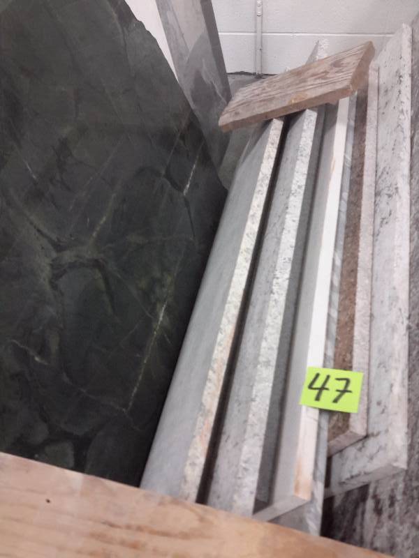 7 pieces of Misc. Granite Remnants
