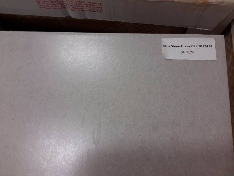 6 Boxes of Ceramic Tile 8 in x 20 in.110 sq ft