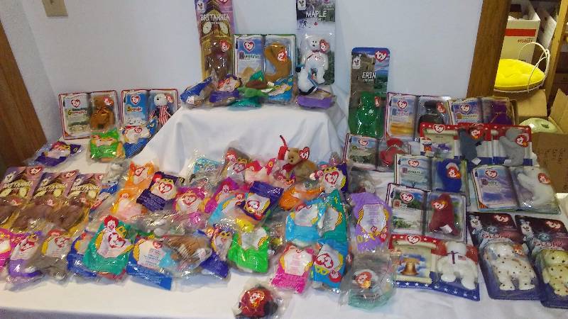 McDonalds Beanie Babies, New in Package Perfect for Door Prizes, Classrooms, Doctors Offices and more