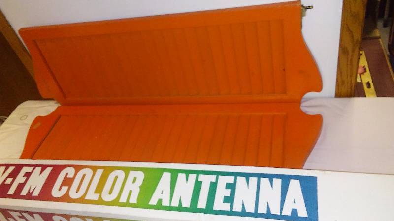 Louver Doors (2) , Color TV Antenna, Doors 43 � in. x 14 in.