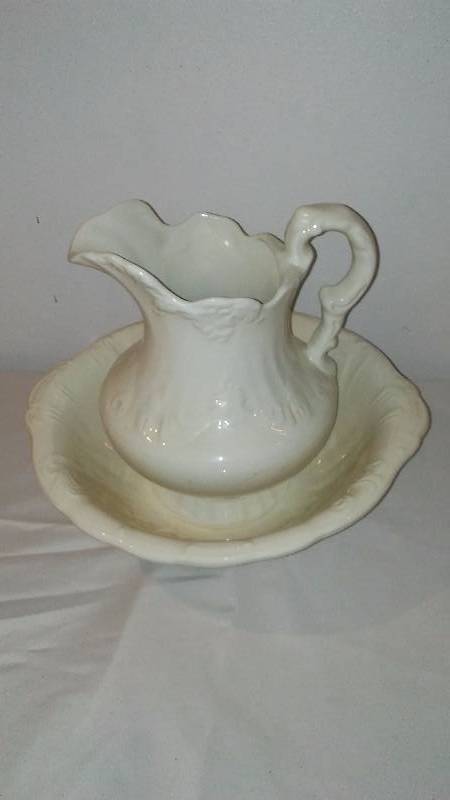 Wash Basin and Water Pitcher