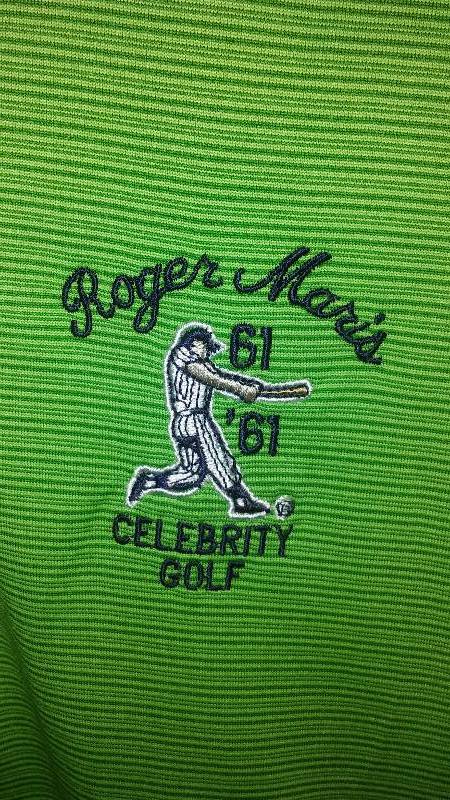 Roger Maris Tournament  Womens golf shirt size M