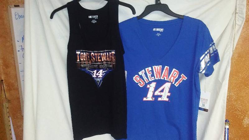 NEW Nascar shirt & tank 2 total. Tony Stewart size Medium