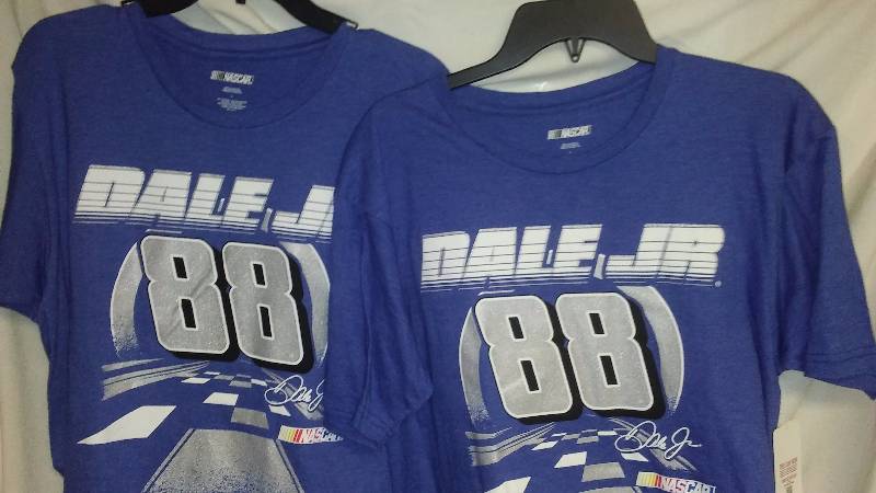 2 Nascar t tee shirts NEW DALE JR. Earnhardt size L