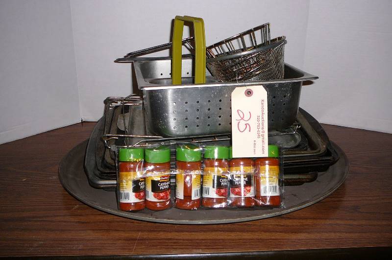 lot 25 image: Lot of Pans some NSF