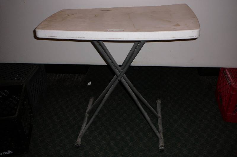 lot 108 image: Plastic Folding Table