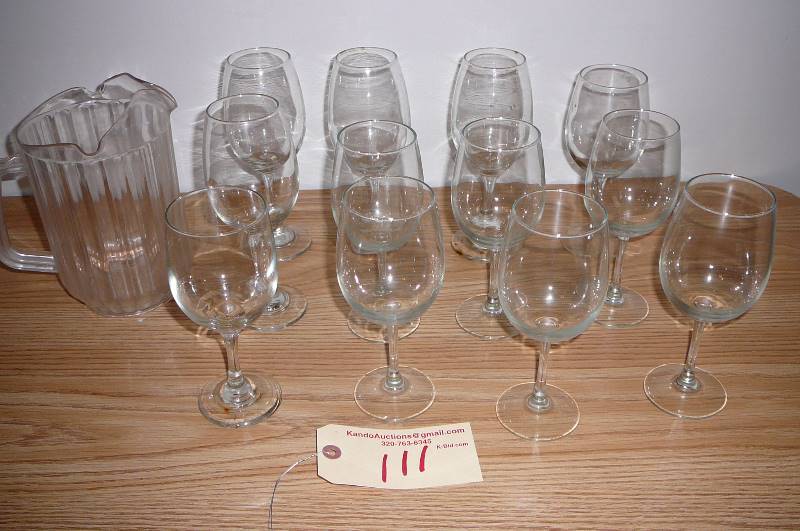 lot 111 image: Wine Glasses