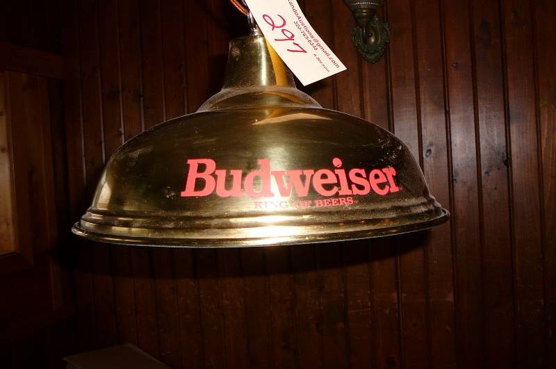 lot 297 image: Budweiser Metal