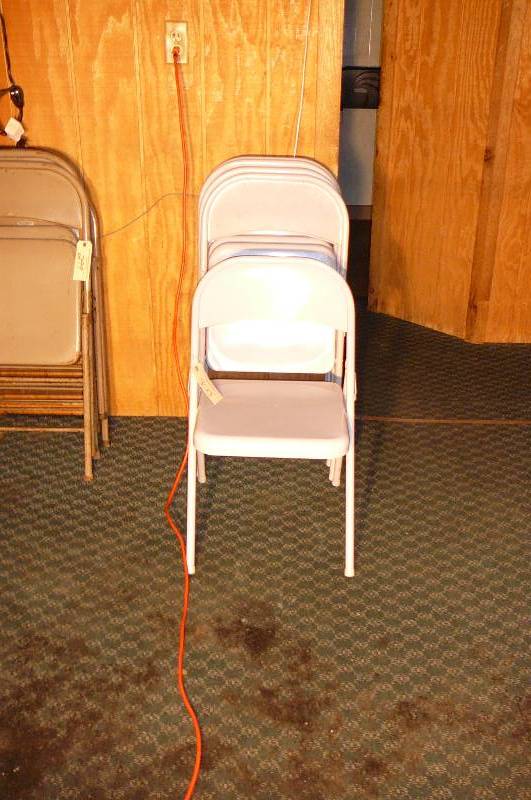 lot 300 image: Steel Chairs Assortment some