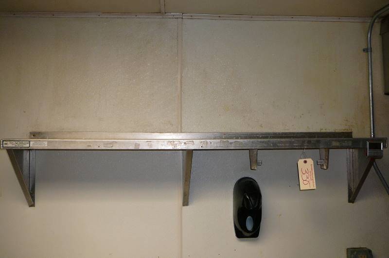 lot 330 image: Aluminum Shelf New Age
