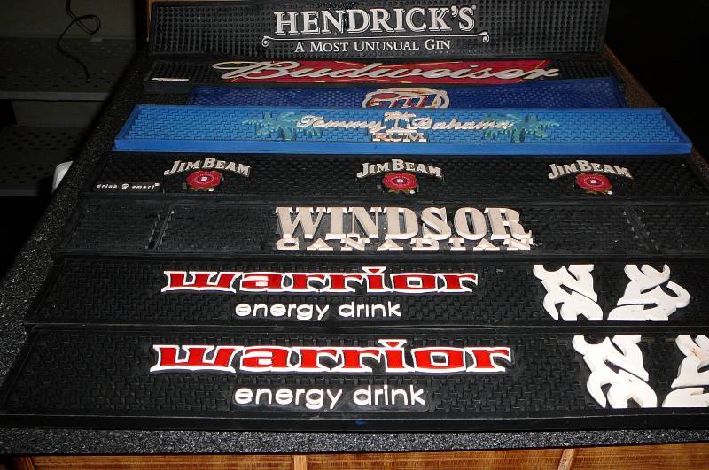lot 162 image: Bar Glass Mats , HP Officejet & Misc