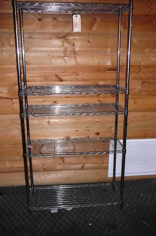 lot 166 image: Steel Rack NSF with 5 Shelves