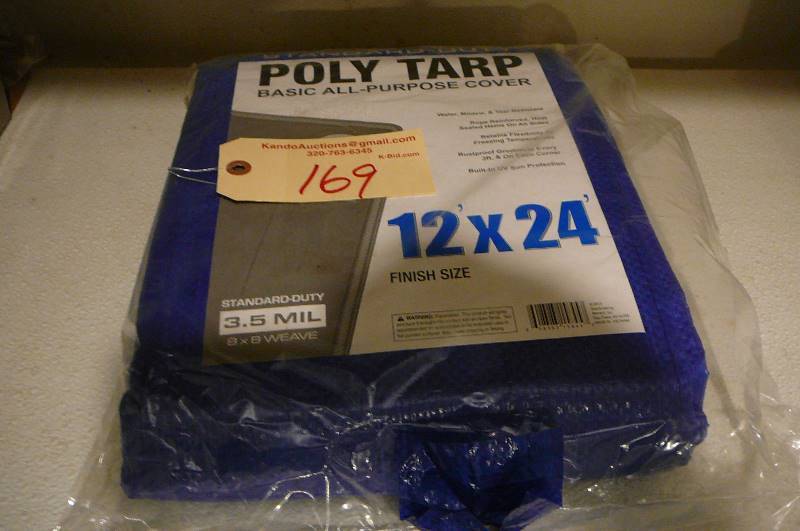 lot 169 image: Poly Tarp