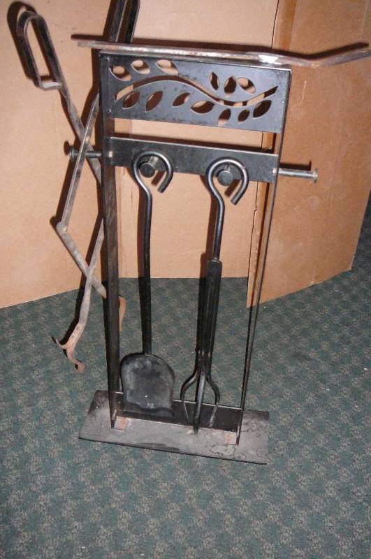 lot 182 image: Fireplace Tools & Stand