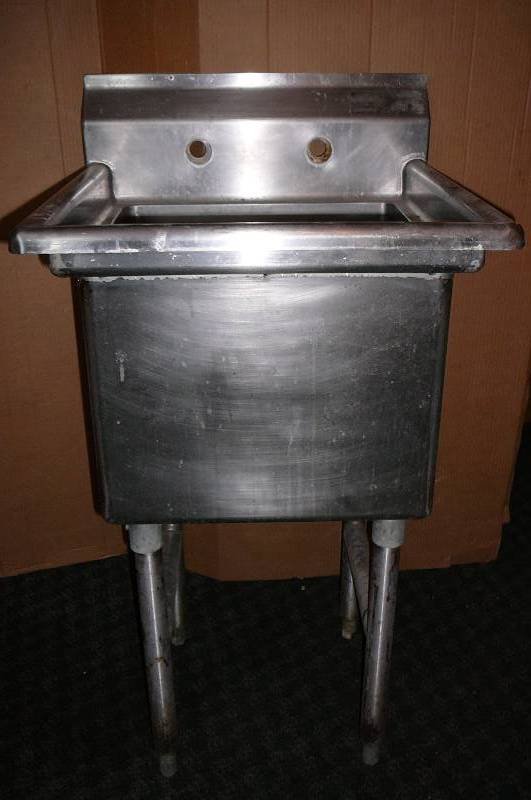 lot 184 image: 1 Compartment Sink NSF